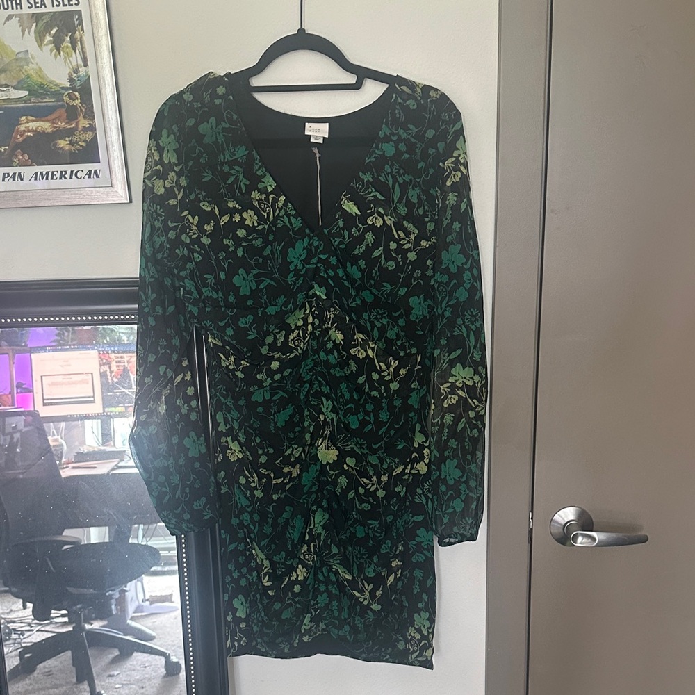 Floral V-Neck Dress